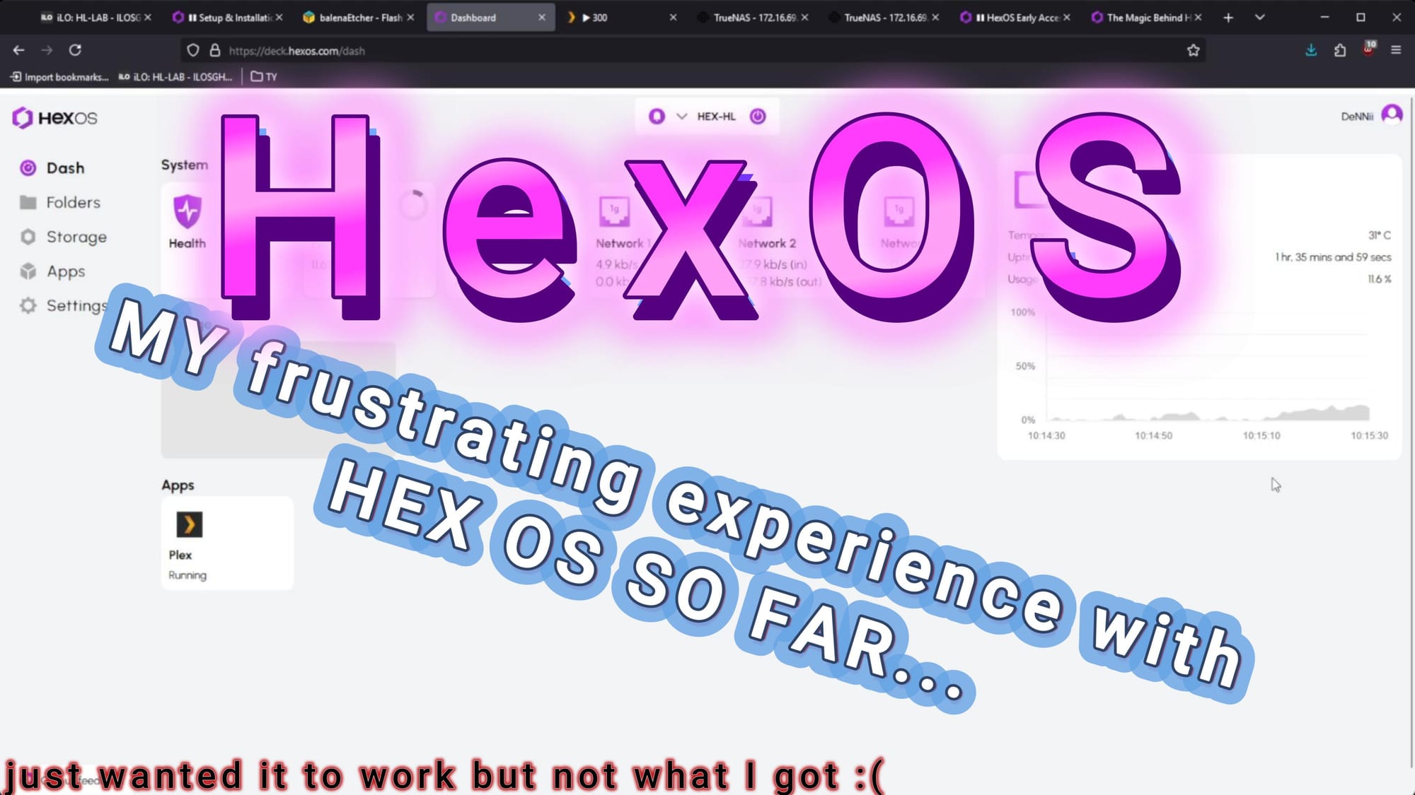 HexOS - The preAlpha Experience. I truly expected better.