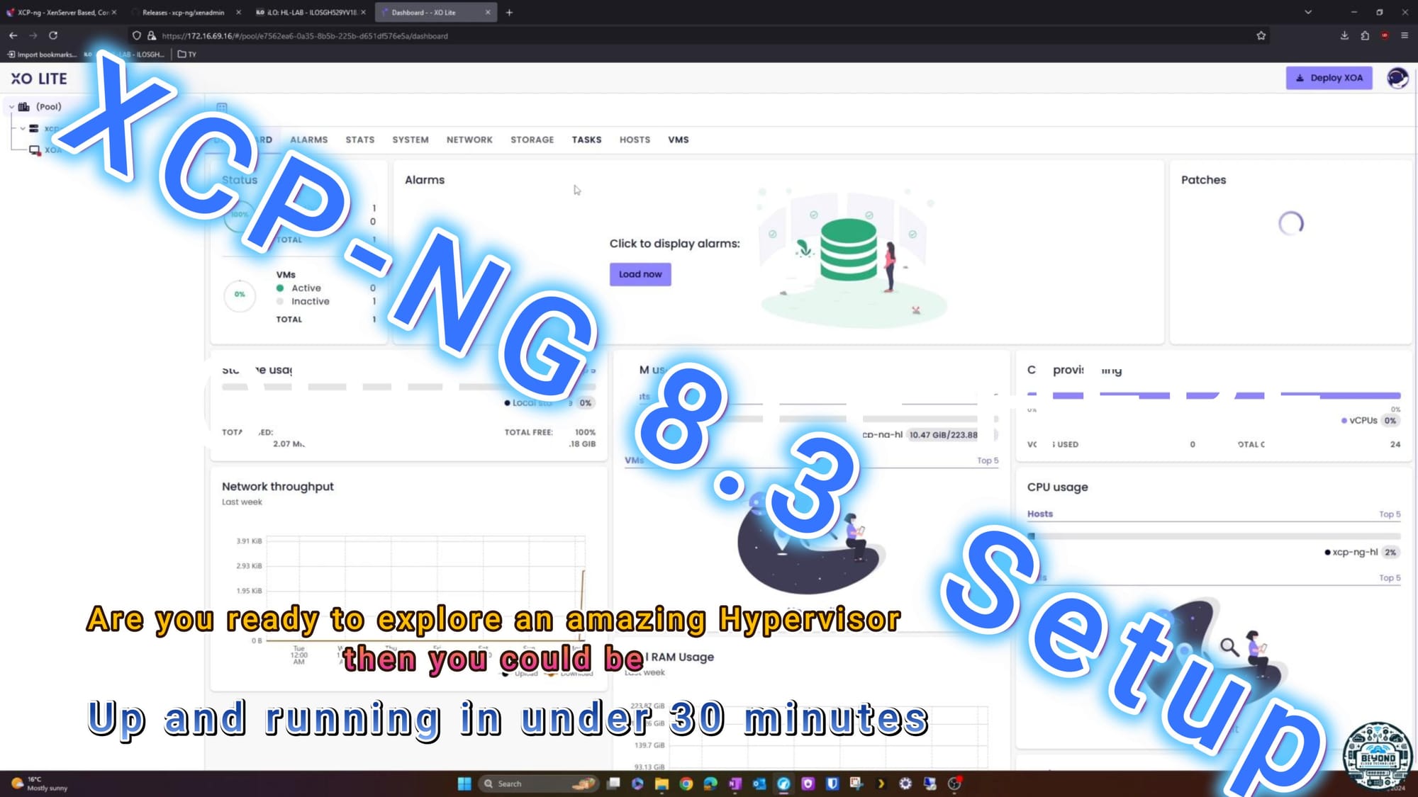 XCP‑NG 8.3 Full Setup – XOA & XCP‑NG Center Made Easy 🚀