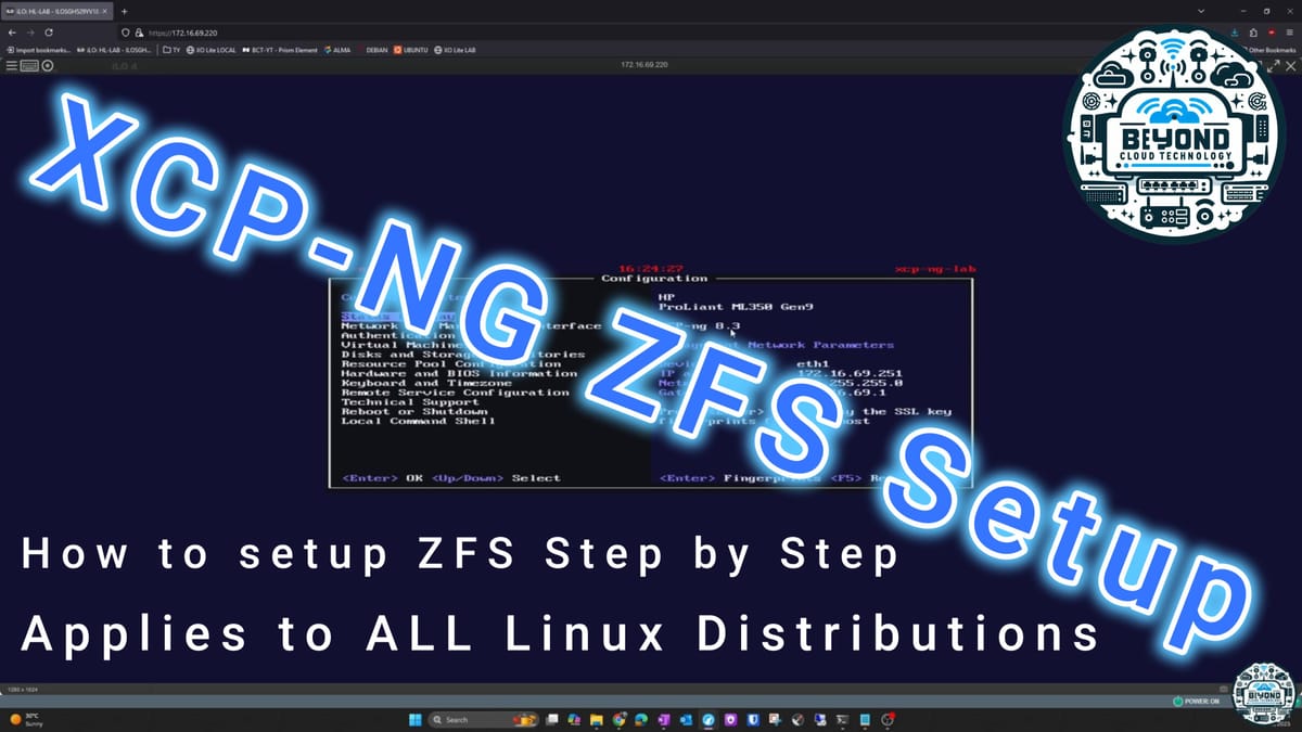 Unlock the Power of XCP-NG: Transform Your ZFS Setup
